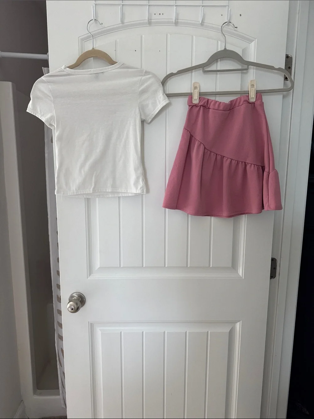 Girls Pink Tiered Skirt - Brand:
